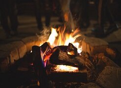 Bonfire in Kishanpur Resorts